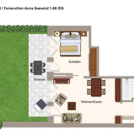 Apartmentvilla Anna Apartmentvilla Anna 1-08 Διαμέρισμα Langeoog