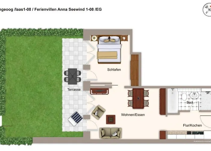 Apartmentvilla Anna Apartmentvilla Anna 1-08 アパート ランゲオーク